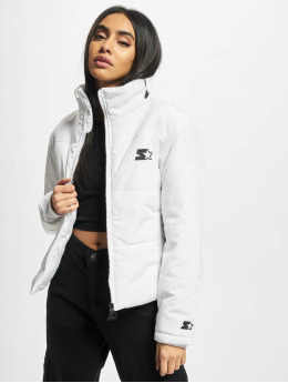 Starter Puffer Jacket Ladies Logo  white