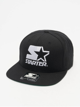 Starter Snapback Cap Logo schwarz
