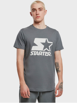 Starter T-Shirt Logo grau