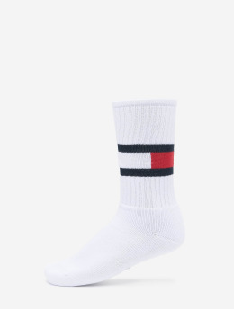 Tommy Hilfiger Ponožky Flag 1-Pack  biela