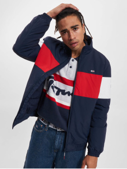 Tommy Jeans College Jacke Colorblock Padded blau