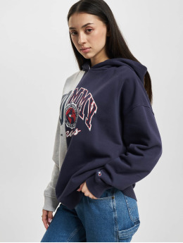 Tommy Jeans Hoodie Oversized College Splicing  blue