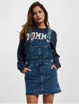Tommy Jeans Kleid Denim Dungaree blau
