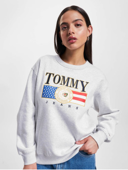 Tommy Jeans Pullover Luxe 1 Crew grey