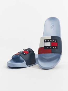 Tommy Jeans Slipper/Sandaal Archive Pool blauw