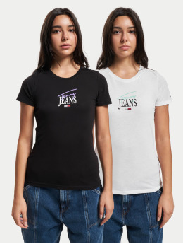 Tommy Jeans T-Shirt 2 Pack Logo bunt