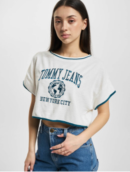 Tommy Jeans T-Shirt Cropped  white