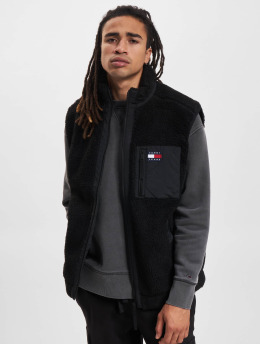 Tommy Jeans Weste Sherpa schwarz