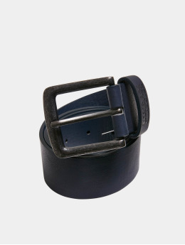 Urban Classics Belt Leather Imitation blue