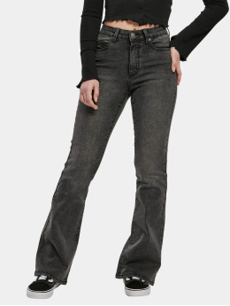 Urban Classics Bootcut jeans Ladies High Waist Flared Denim Pants Loose svart