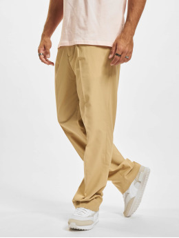 Urban Classics Chino Straight Pleat-Front beige