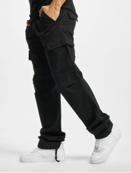 Urban Classics Chino bukser Camouflage  svart