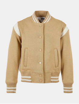 Urban Classics College Jacke Girls Inset College  beige