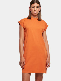 Urban Classics Dress Ladies Turtle Extended Shoulder orange
