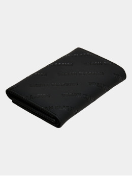 Urban Classics Geldbeutel Synthetic Leather Allover Logo schwarz