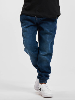 Urban Classics Jogginghose Boys Knitted Denim  blau