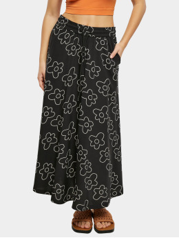 Urban Classics Jupe Ladies Viscose Midi  noir