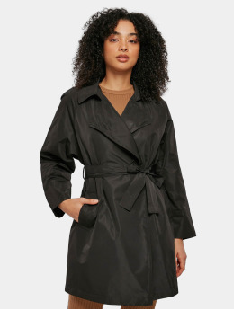 Urban Classics Kabáty Ladies Crinkle Nylon Minimal èierna