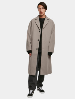Urban Classics Kabáty Long Coat Winter šedá