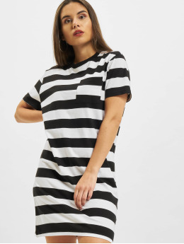 Urban Classics Kleid Stripe Boxy  schwarz