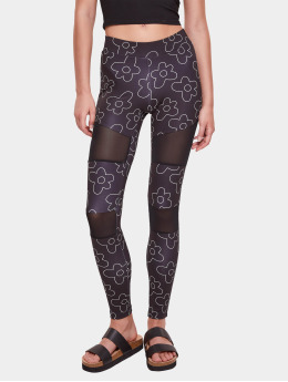 Urban Classics Legíny/Tregíny Ladies Tech Mesh Aop èierna