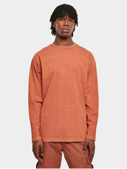 Urban Classics Longsleeve Heavy Oversized Garment Dye orange