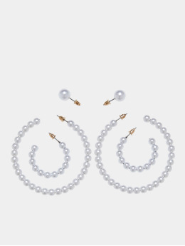 Urban Classics Other Pearl Hoop  gull