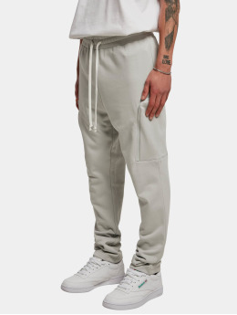 Urban Classics Pantalón deportivo Low Crotch Cargo gris