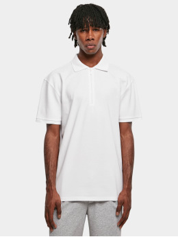 Urban Classics Poloshirt Oversized Zip white