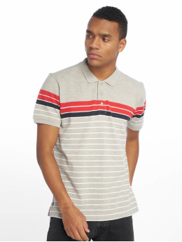 Urban Classics Poloshirts Classic Stripe grå