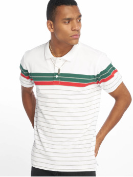 Urban Classics Poloshirts Classic Stripe  hvid