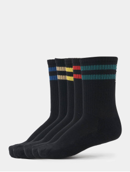 Urban Classics Ponožky Logo 5-Pack  èierna