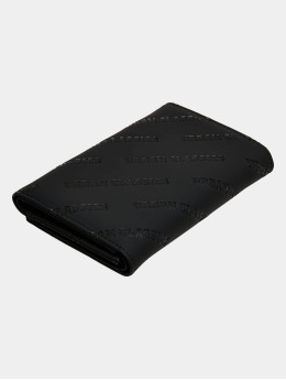 Urban Classics Portefeuille Synthetic Leather Allover Logo noir
