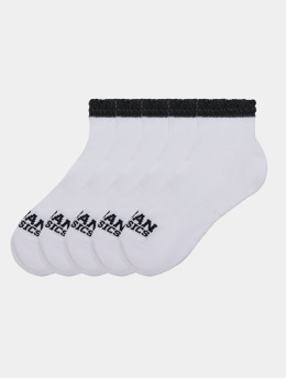 Urban Classics Socks Colored Lace Cuff 5-Pack black
