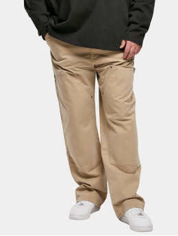 Urban Classics Straight Fit Jeans Double Knee Carpenter beige