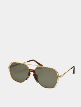 Urban Classics Sunglasses Karphatos With Chain gold colored