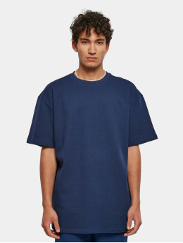 Urban Classics T-Shirt Oversized Waffle blue