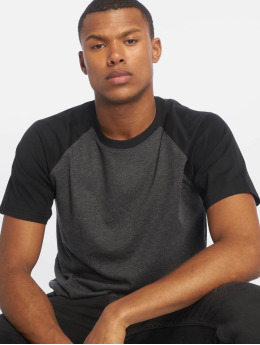   Raglan Contrast T-Shirt Charcoal/Black