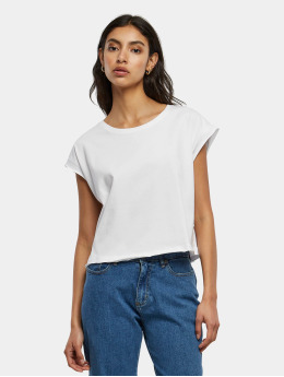 Urban Classics T-Shirt Organic Open Edge weiß