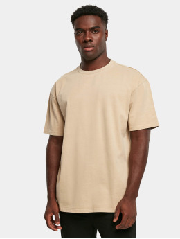 Urban Classics T-Shirty Heavy Oversized Garment Dye bezowy