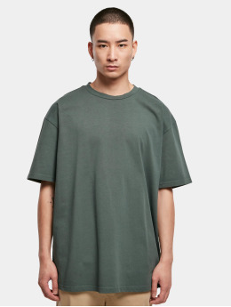 Urban Classics T-Shirty Heavy Oversized Garment Dye zielony