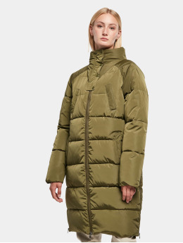 Urban Classics Vattert jakker Ladies High Neck oliven