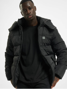 Urban Classics | Hooded Puffer noir Homme Veste matelassée