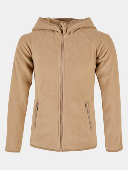 Urban Classics Zip Hoodie Girls Polar Fleece beige