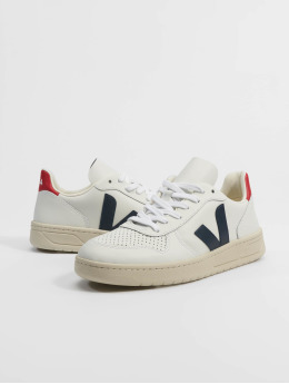 Veja Tøysko V-10 Leather  hvit