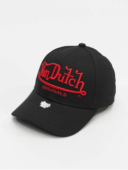 Von Dutch Flexfitted Cap Db Seattle Caps Cotton Twill zwart