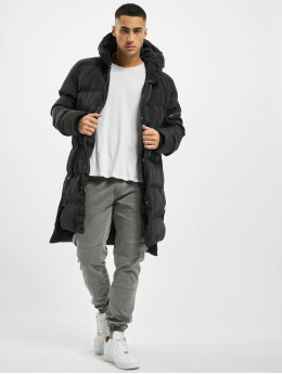VSCT Clubwear Parka Padded Hooded black
