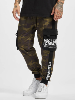 VSCT Clubwear Spodnie Chino/Cargo Norman Camo Logo Stripes  moro