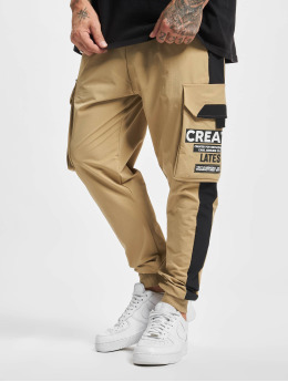 VSCT Clubwear Spodnie do joggingu Norman Customized Pkts  bezowy