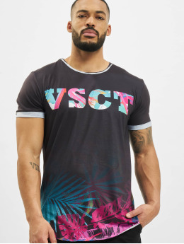 VSCT Clubwear T-Shirt Graded Tropical Logo schwarz